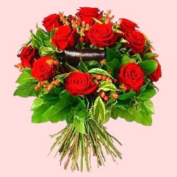 Foto Bouquet di roselline corte , colore dei fiori da specificare al momento dell´acquisto.  