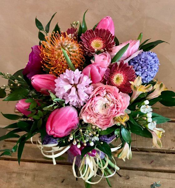 mix flowers bouquet