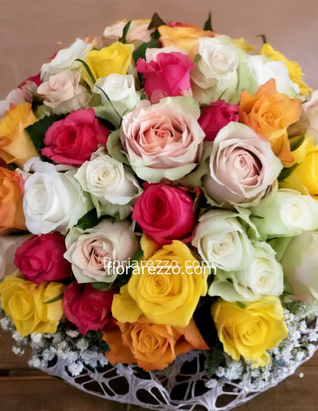 Bouquet di roselline miste