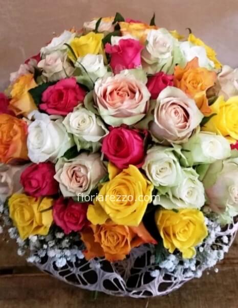 Bouquet di roselline miste